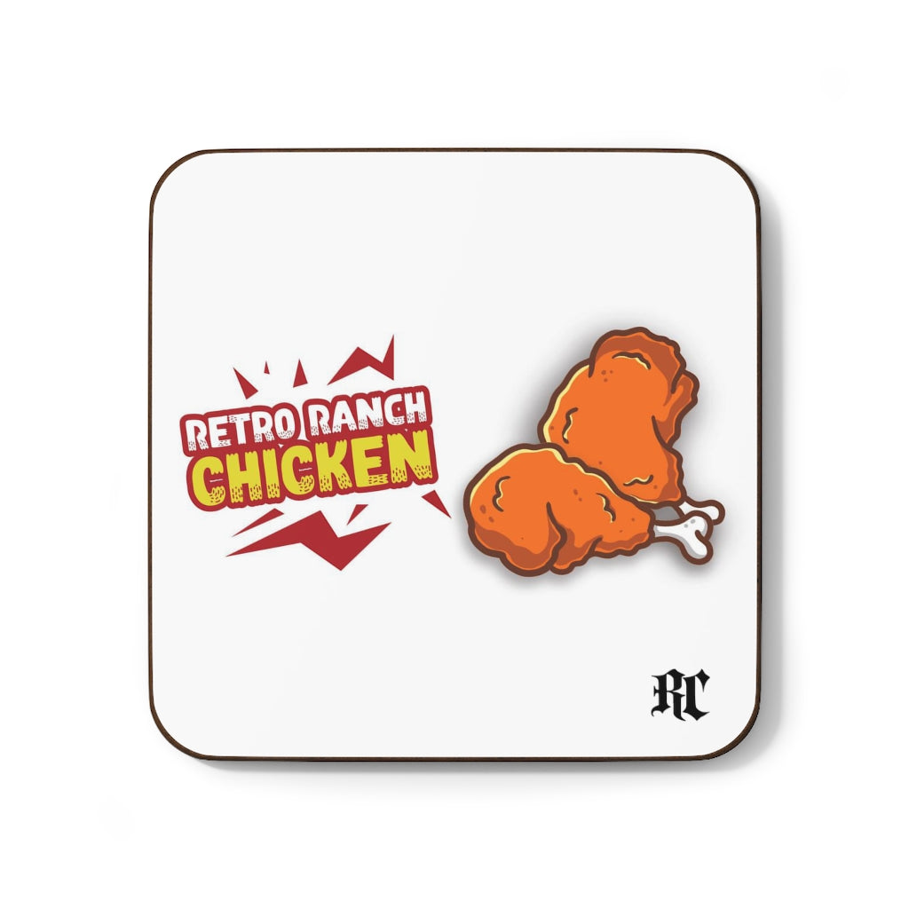 Retro Chicken and Chips Coaster